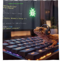 GeckoDev Personlig Cyberpunk Programmerare Dusch