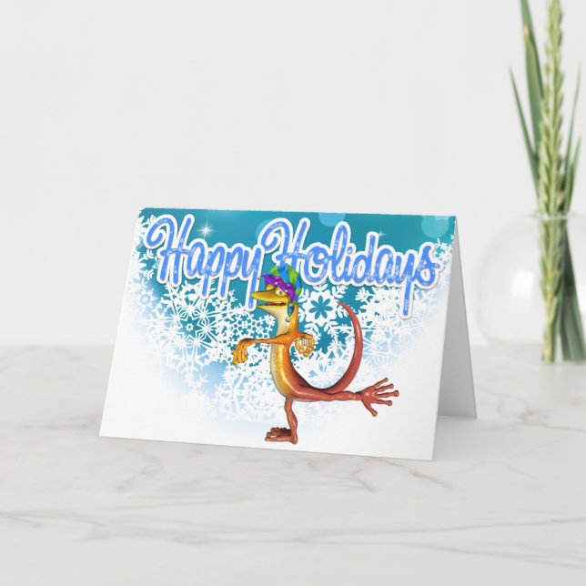 Geckohelgdag/julkort - SRF Helgkort (Framsida)