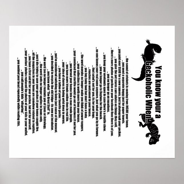 GeckoholPoster Poster (Framsidan)