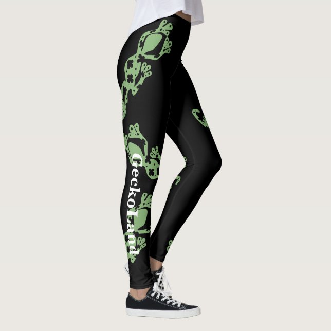GeckoLand-Grönt Leggings (Höger)
