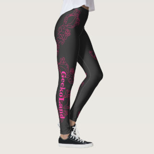 GeckoLand-Rosa Leggings
