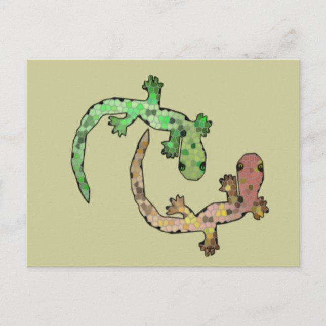 Geckoland Vykort (Framsida)