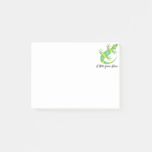 Geckoödla Emoji Post-it Block