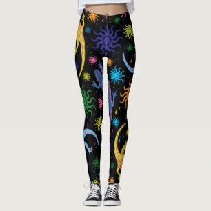 Geckoödlor som Mång--Färgas All över tryck Leggings
