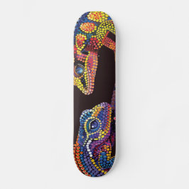 Geckos - Aboriginal Stil - Skateboard Deck