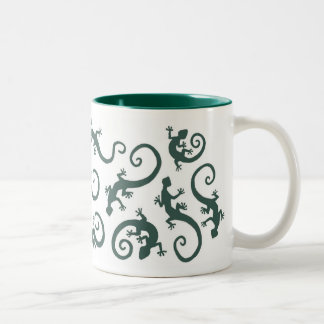 geckos_EMERALD_mug Två-Tonad Mugg