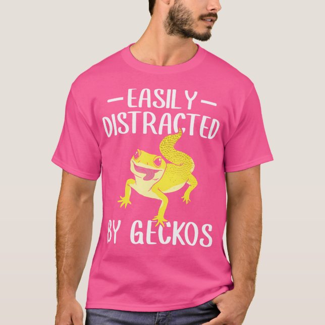 Geckos Herpetolog Creste är något splittrad T Shirt (Framsida)