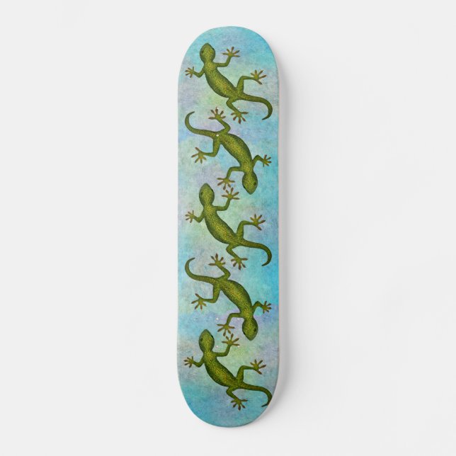 Geckos Mini Skateboard Bräda 18,7 Cm (Framsida)