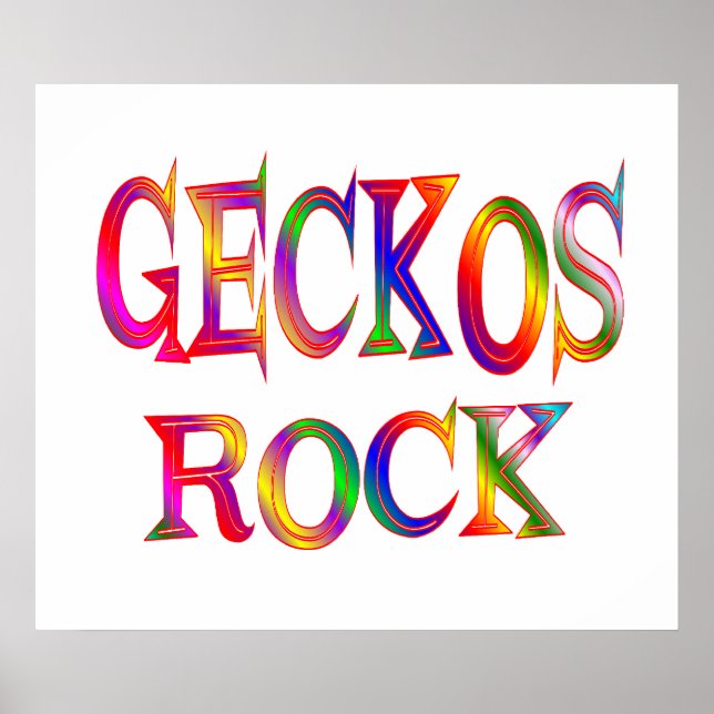 Geckos Sten Poster (Framsidan)