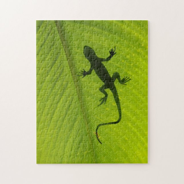 GeckoSilhouette Pussel (Vertikal)