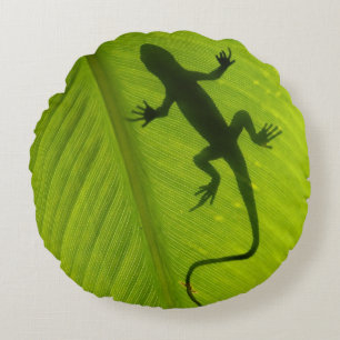 GeckoSilhouette Rund Kudde