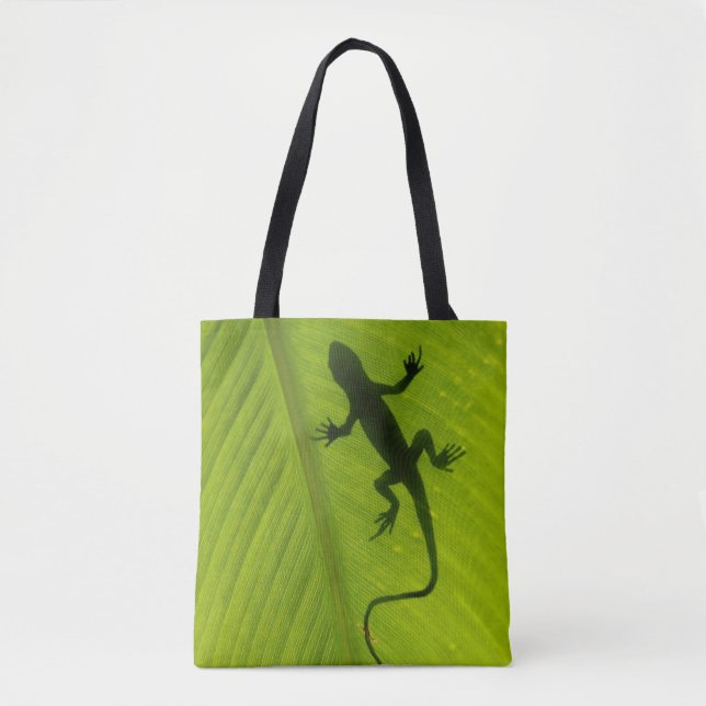 GeckoSilhouette Tygkasse (Framsida)