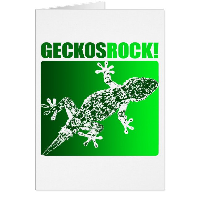 Geckossten! Hälsningskort (Framsidan)