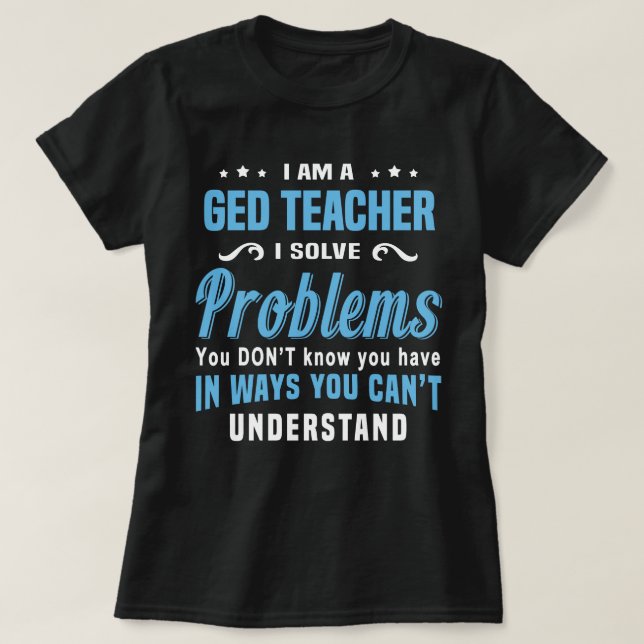 Ged Teacher T Shirt (Design framsida)