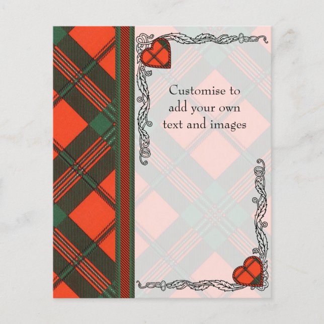 Geddes klan Play Scottish kilt tartan Flygblad (Framsidan)