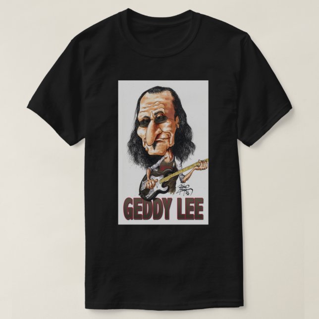 Geddy Lee Premium T-Shirt (Design framsida)