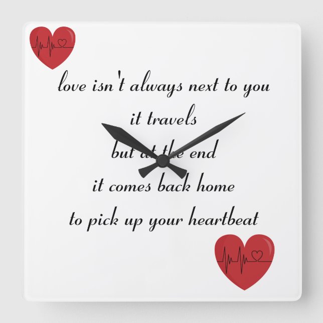 gedicht klok fyrkantig klocka (Framsida)