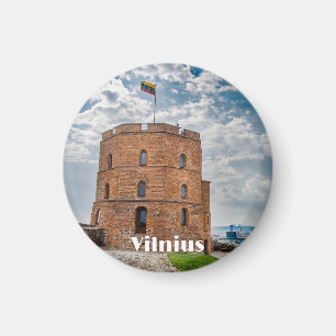 Gediminas torn i Vilnius, Litauen Magnet