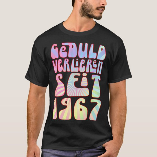 Geduld Verlieren Seit 1967 56 Jahre Alter Geburtst T Shirt (Framsida)