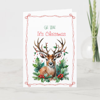 Gee Whiz Det är julklapp med Helgdag Helgkort