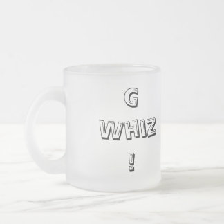 Gee Whizkaffemugg Frostad Glasmugg