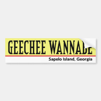 Geechee Wannabebildekal Bildekal