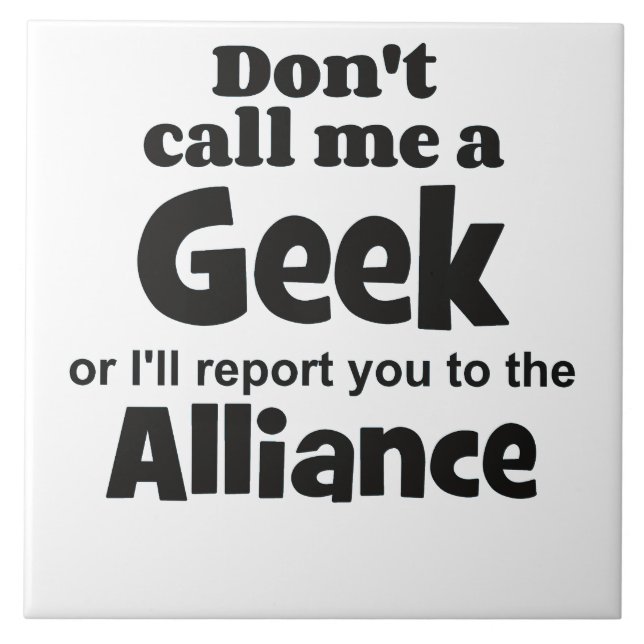 Geek Alliance bf Kakelplatta (Framsidan)