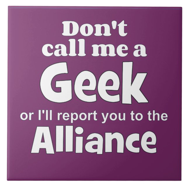 Geek Alliance wf Kakelplatta (Framsidan)