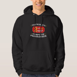 Geek Apprecision Work för Computer Programmer Code Hoodie