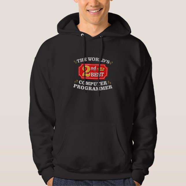 Geek Apprecision Work för Computer Programmer Code Hoodie (Framsida)