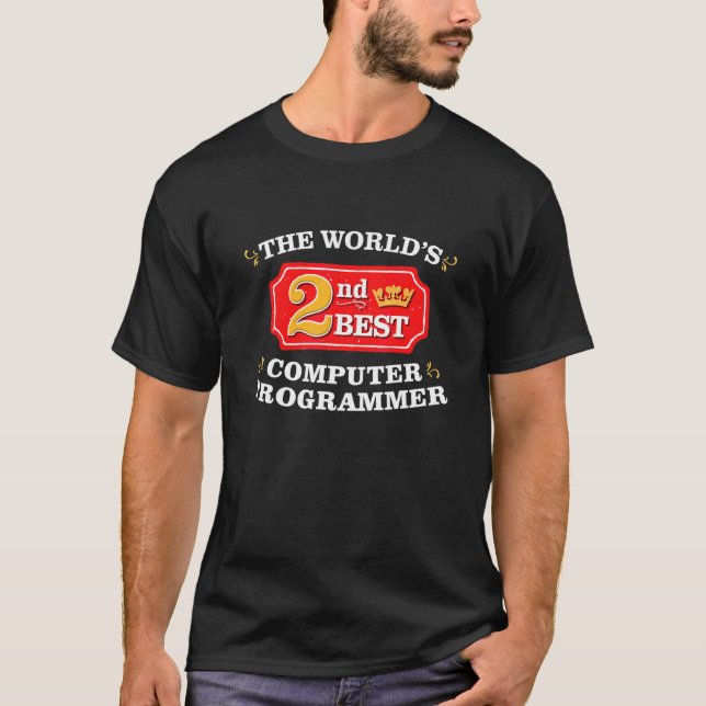 Geek Apprecision Work för Computer Programmer Code T Shirt (Framsida)