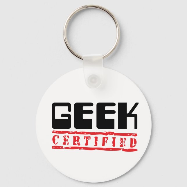 Geek Auktoriserad Nyckelring (Framsida)
