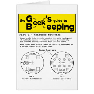 Geek Bieping (nätverk) - Hälsokort Hälsningskort