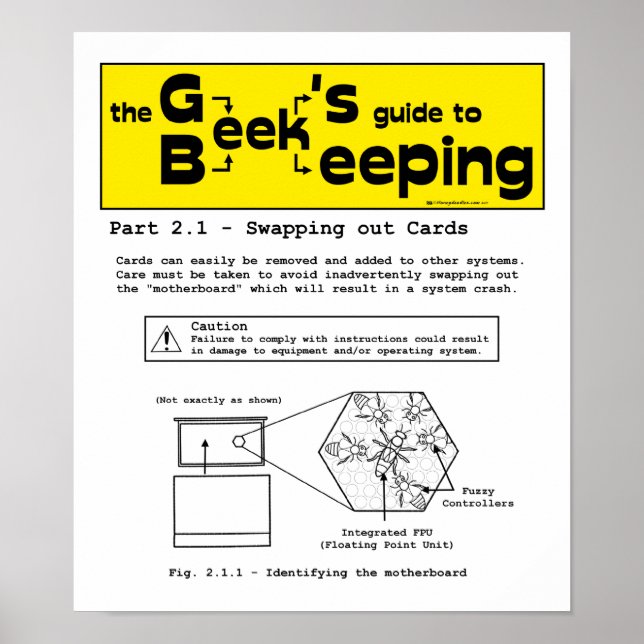 Geek Biodling (swapping Cards) - 12 x 14 Poster (Framsidan)