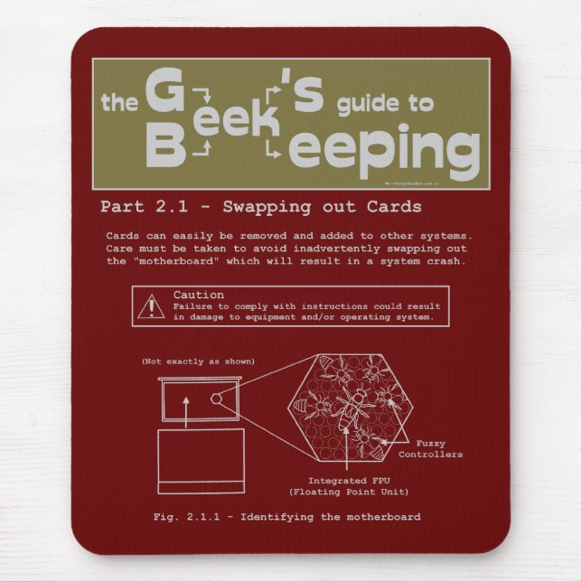 Geek biodling (swapping Cards) - Mousepad Musmatta (Framsidan)