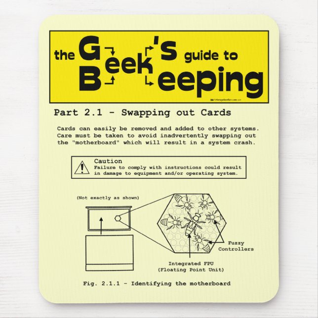 Geek biodling (swapping Cards) - Mousepad Musmatta (Framsidan)