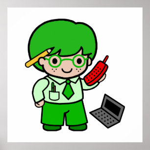 Geek Boy Poster