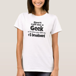 Geek Broadsvärd Tee Shirt