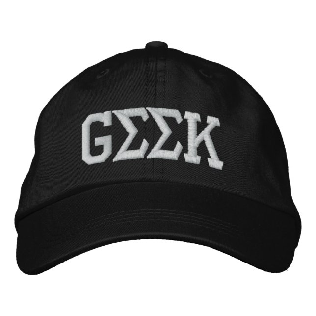 Geek Broderad Keps (Framsida)