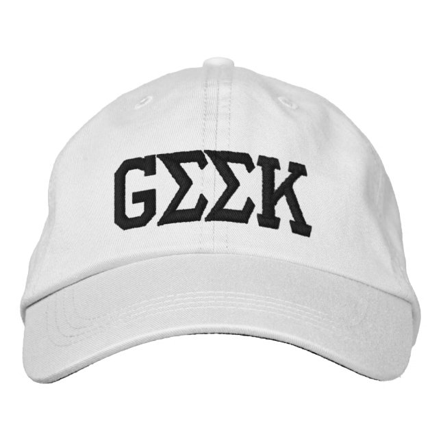 Geek Broderad Keps (Framsida)