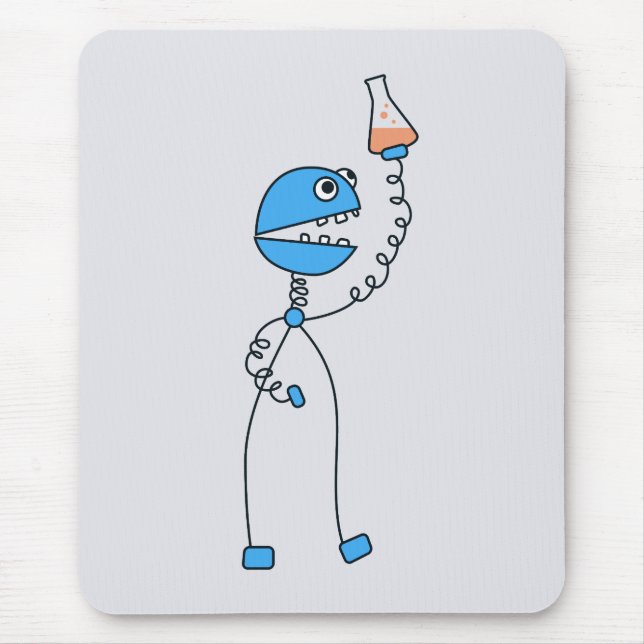 Geek Chemistry Science Funny Robot Musmatta (Framsidan)