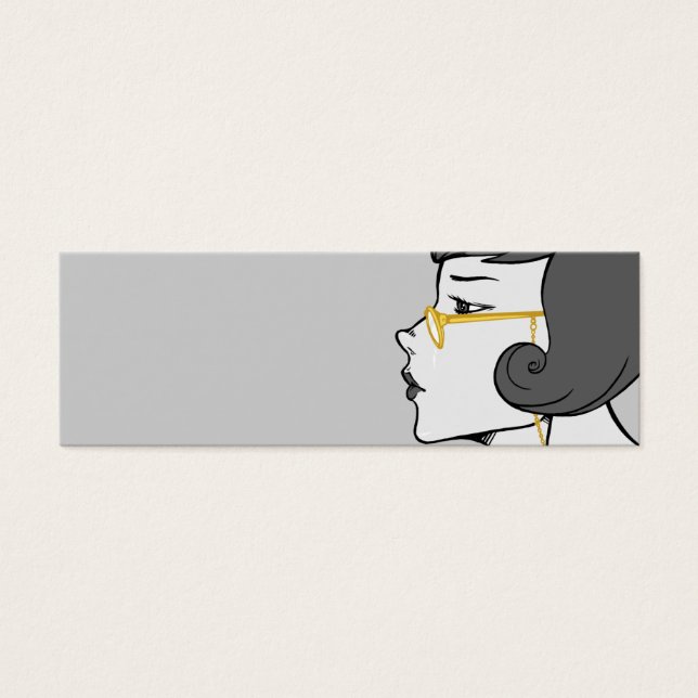 Geek Chic Bookmark Litet Visitkort (Framsidan)