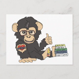 Geek Chimp Vykort