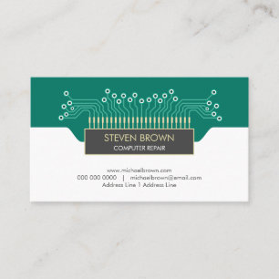 Geek Coding Tech för datorkretsar Visitkort