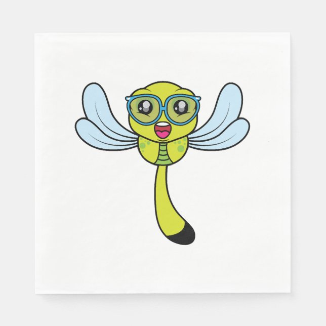Geek Dragonfly Pappersservett (Framsidan)