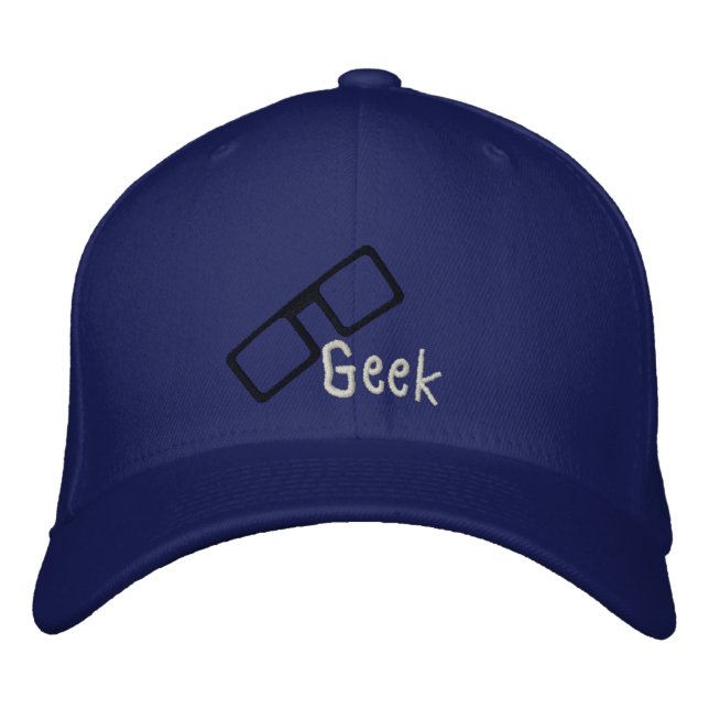 Geek Embroized Cap Broderad Keps (Framsida)