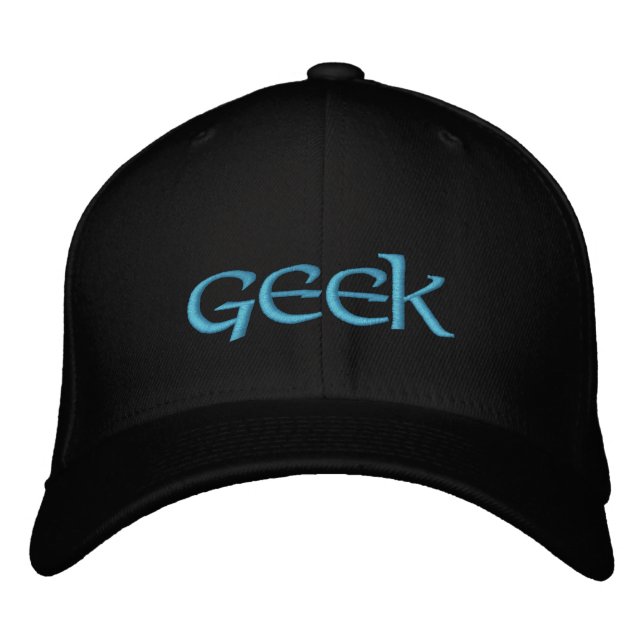 GEEK Embroized Hat Broderad Keps (Framsida)