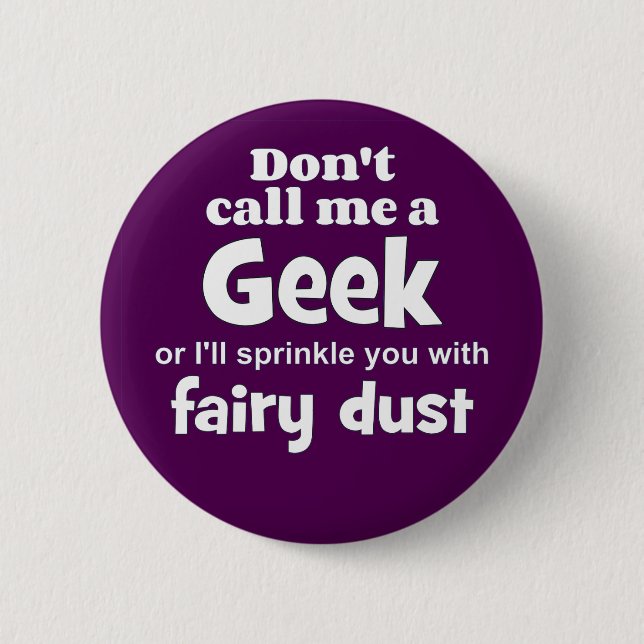 Geek Fairy dust wf Knapp (Framsida)