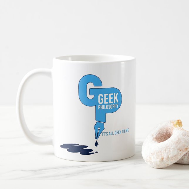Geek Filosofi Kaffe Mugg (Med munk)