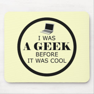 Geek, för det var kalla Mousepad Musmatta